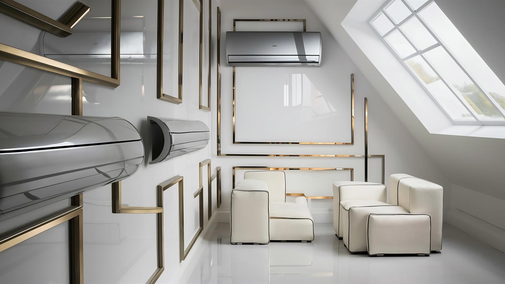 Interior modern, detaliu finisaje